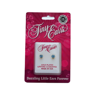 EARRS TE109-3-4MM TIFFANY MARCH GOLD