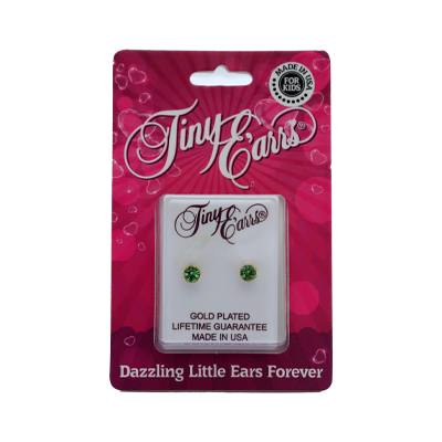 EARRS TE109-8-4MM TIFFANY AUGUST GOLD