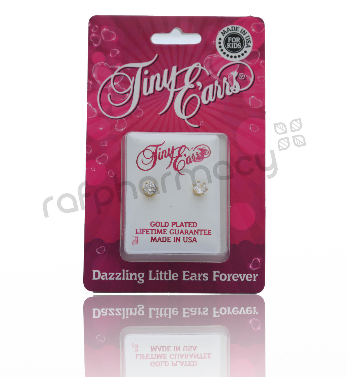 EARRS TE109S-4MM Cz Round silver