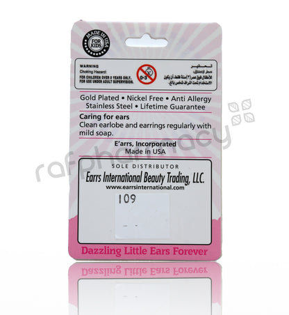 EARRS TE109S-4MM Cz Round silver
