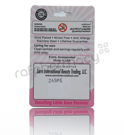 EARRS TE245PG-TEDDY BEAR DROP