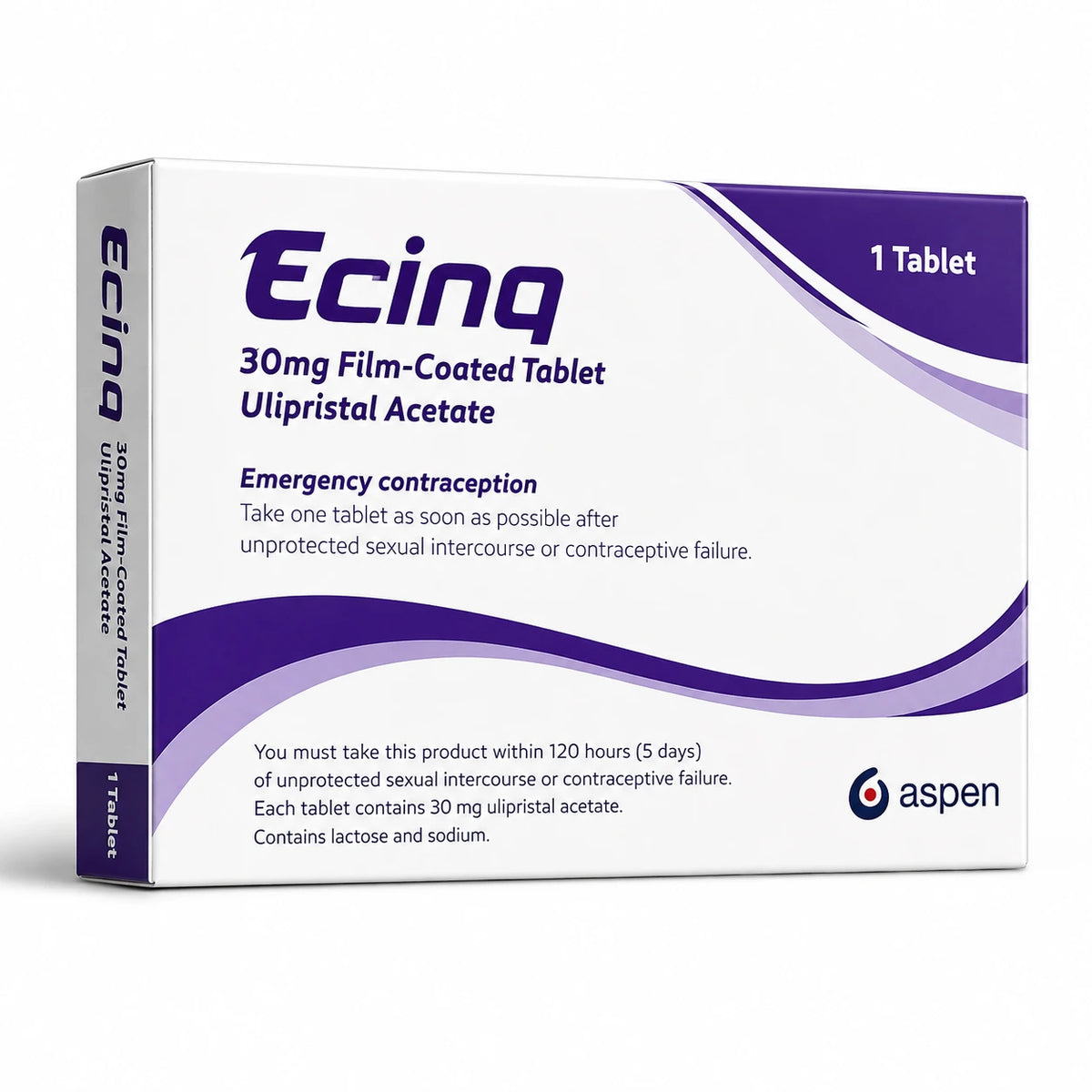 EcinQ 30mg Film-Coated Tablet 1's