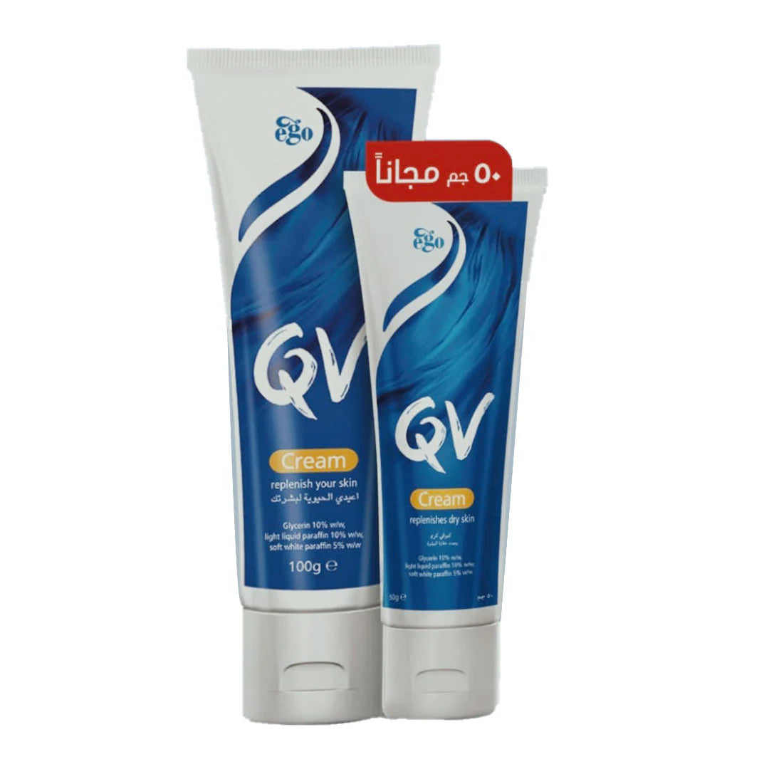 Ego Qv Cream 100g + Qv Cream 50g Free Combo Pack