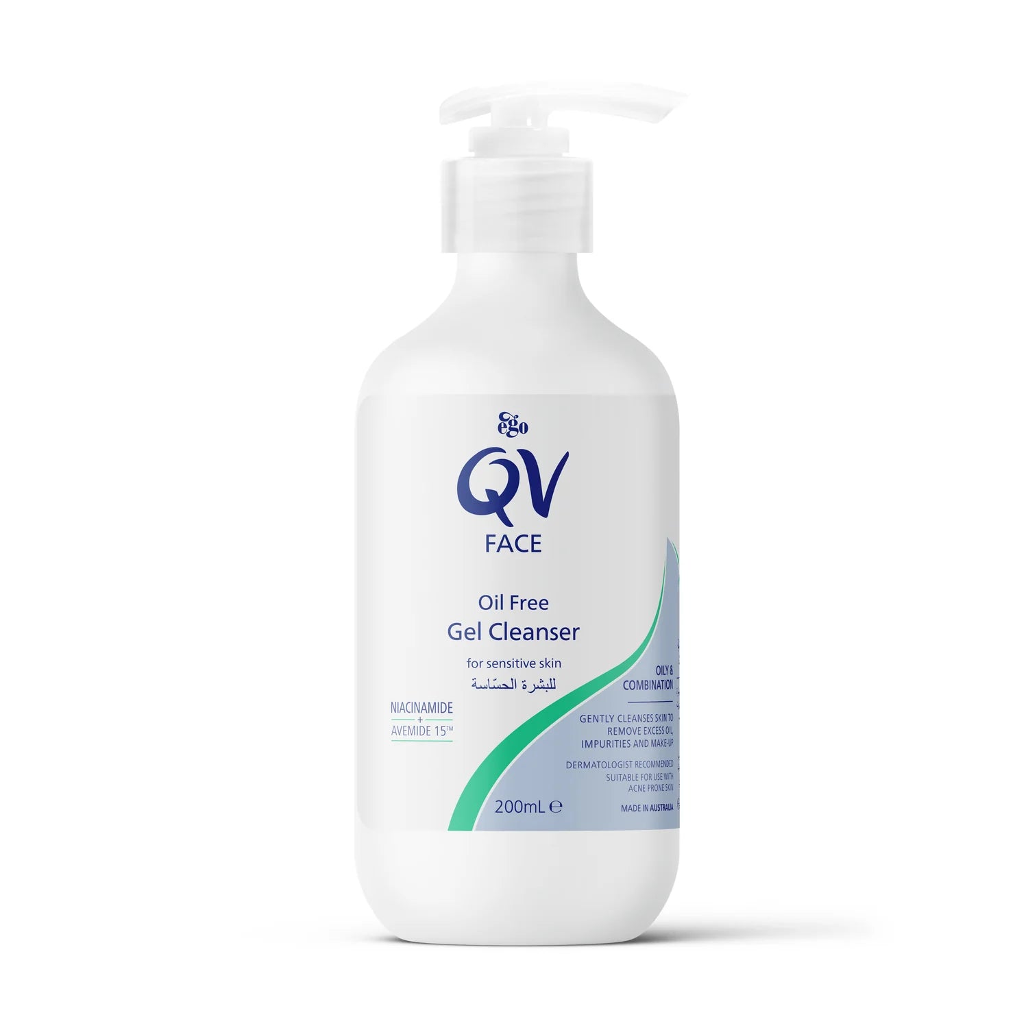 Ego Qv Face Oil Free Gel Cleanser 200Ml