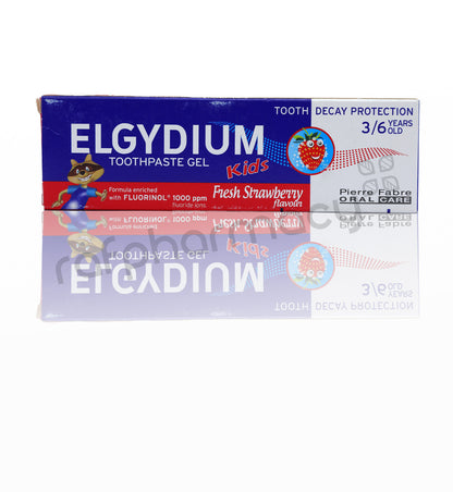 Elgydium Kids Toothpaste Fresh Strawberry Flavour 2-6 50Ml