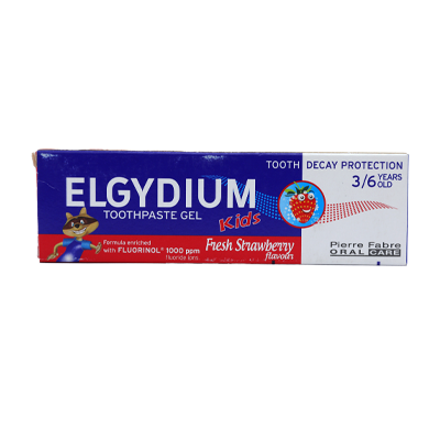 Elgydium Kids Toothpaste Fresh Strawberry Flavour 2-6 50Ml