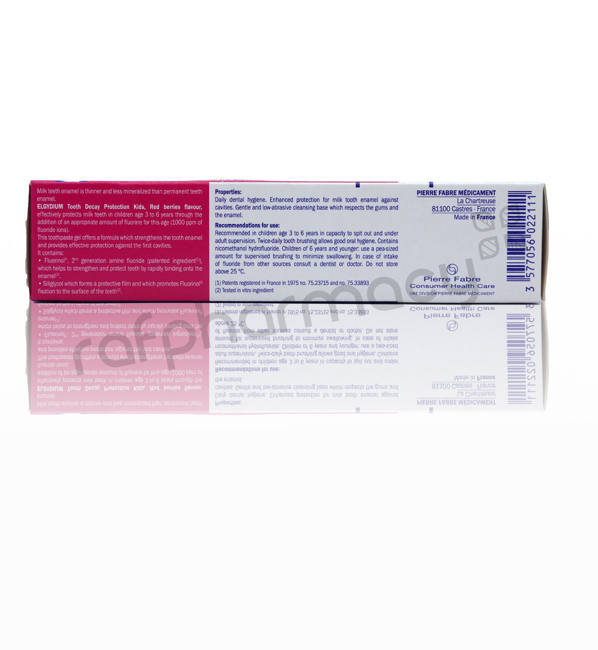 Elgydium Kids Toothpaste Gel Red Berries Flavour 2 To 6 Years 50Ml