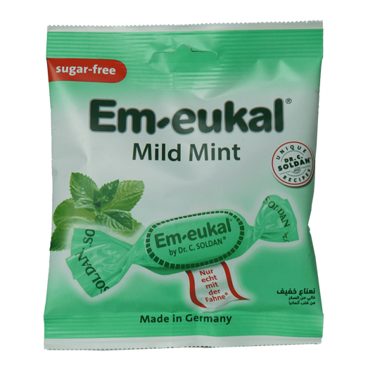 Em-Eukal Mild Mint Drops Sugar Free 50G