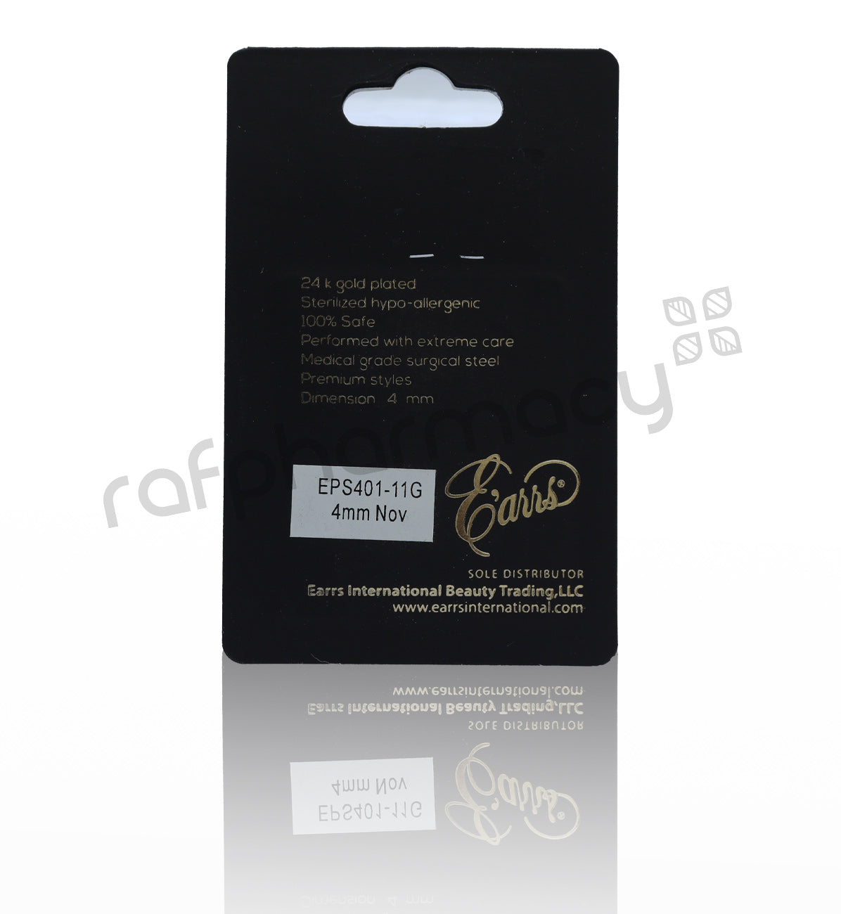 EPS401-11G-قرط أذن ذهبي معقم - نوفمبر