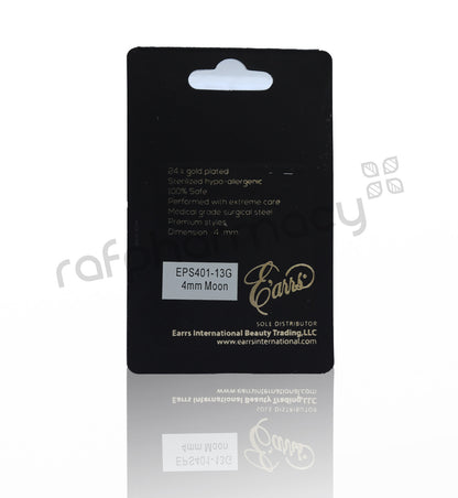 EPS401-13G-مسمار ثقب 4 مم قمر كامل-ذهبي