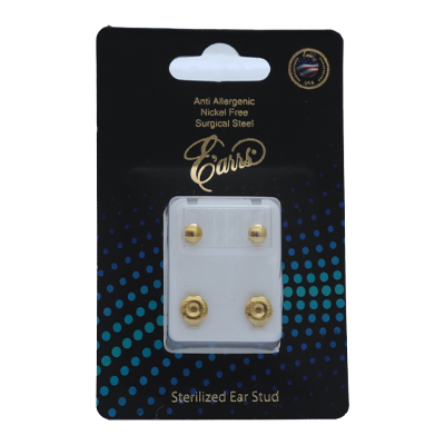 EPS401-13G-PIERCING STUD 4 MMFULL MOON-GOLD
