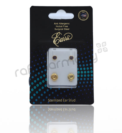 EPS401-2G-قرط أذن ذهبي معقم ومثقوب - فبراير