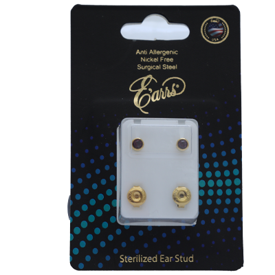 EPS401-2G-قرط أذن ذهبي معقم ومثقوب - فبراير