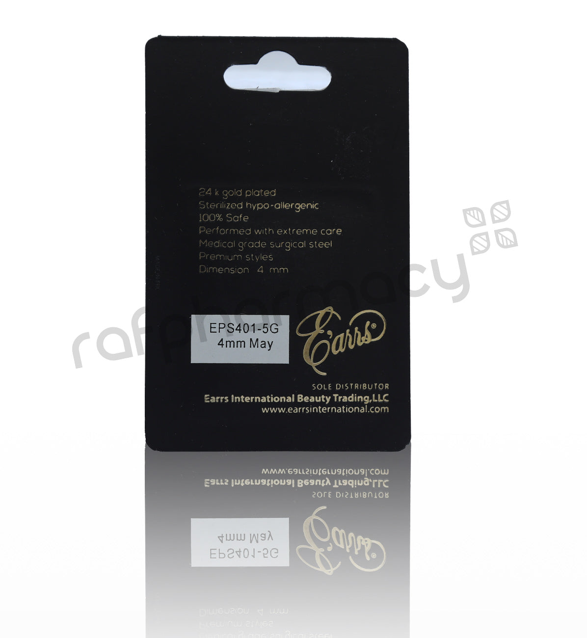 EPS401-5G-PIERCING STUD STERILIZED GOLD EARRING-MAY