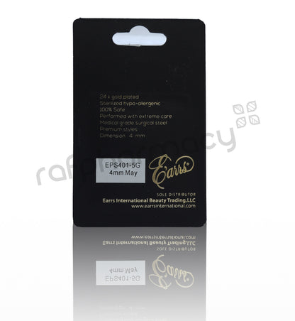 EPS401-5G-PIERCING STUD STERILIZED GOLD EARRING-MAY