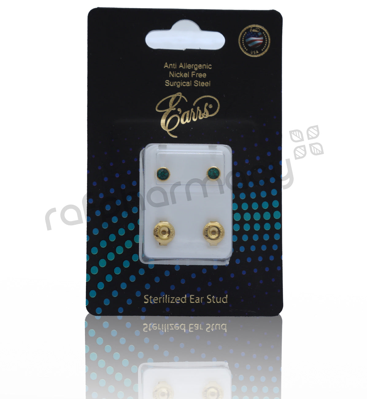 EPS401-5G-PIERCING STUD STERILIZED GOLD EARRING-MAY