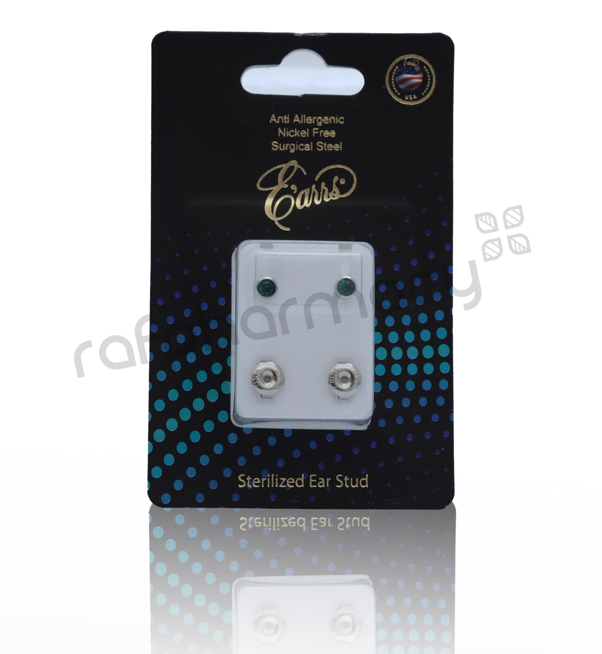 EPS401-5S-PIERCING STUD STEEL STERILIZED EARRING-MAY