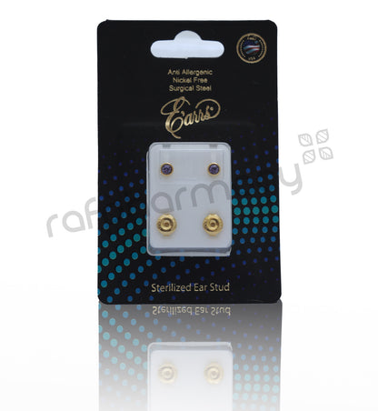 EPS401-6G-قرط أذن ذهبي معقم ومثقوب - يونيو