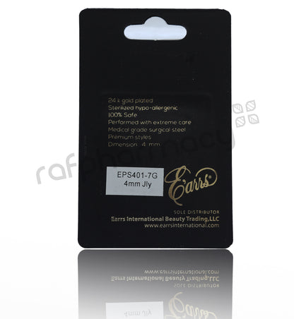 EPS401-7G-PIERCING STUD STERILIZED GOLD EARRING-JULY