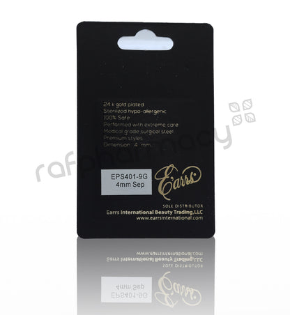 EPS401-9G-قرط أذن ذهبي معقم ومزين بمسامير - سبتمبر