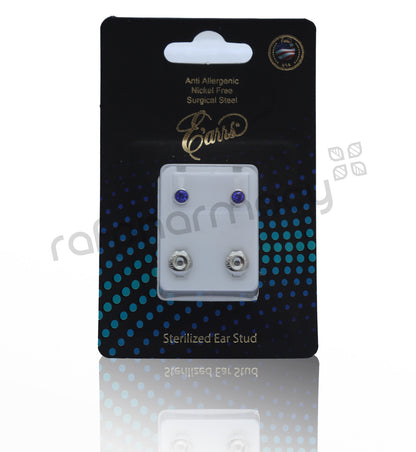 EPS401-9S-PIERCING STUD STEEL STERILIZED EARRING-SEPTEMBER