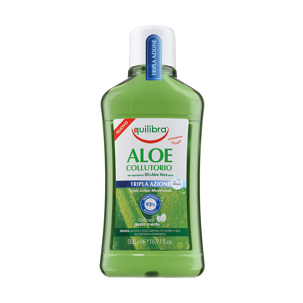 Equilibra Aloe Triple Action Mouth Wash Mini 250ml