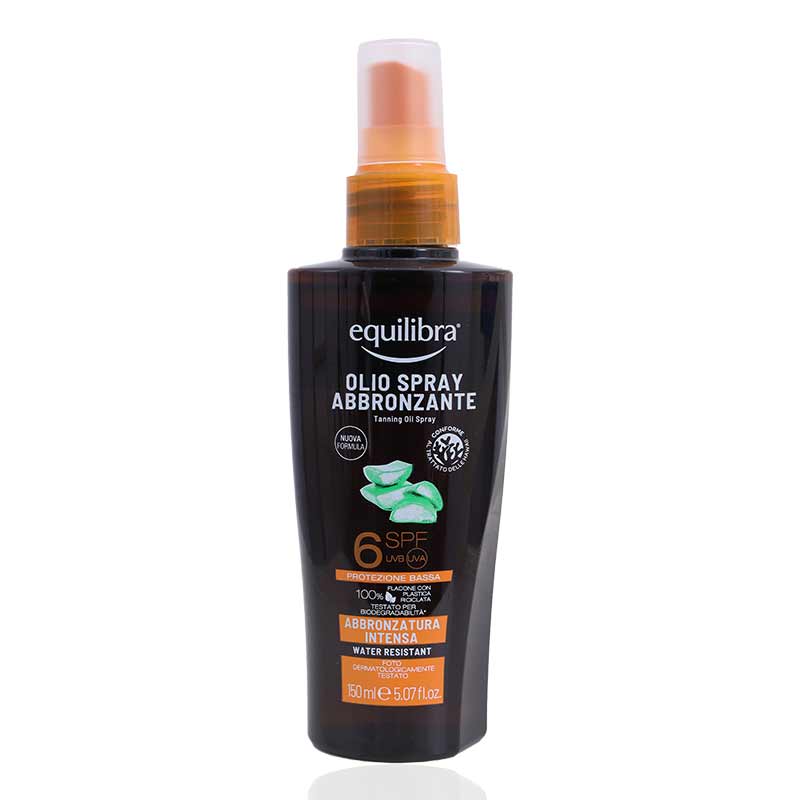 Equilibra Tanning Oil Spray Spf6 150Ml