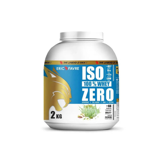 ERIC FAVRE PROTIEN POWDER  ISO 100 % WHEY ZERO PISTHACHIO 2 KG