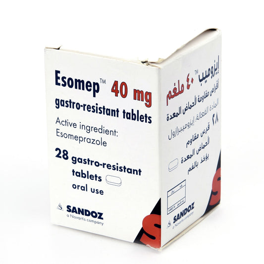 Esomep 40Mg Tab 28'S