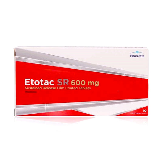 Etotac Sr 600mg Tablets 10'S