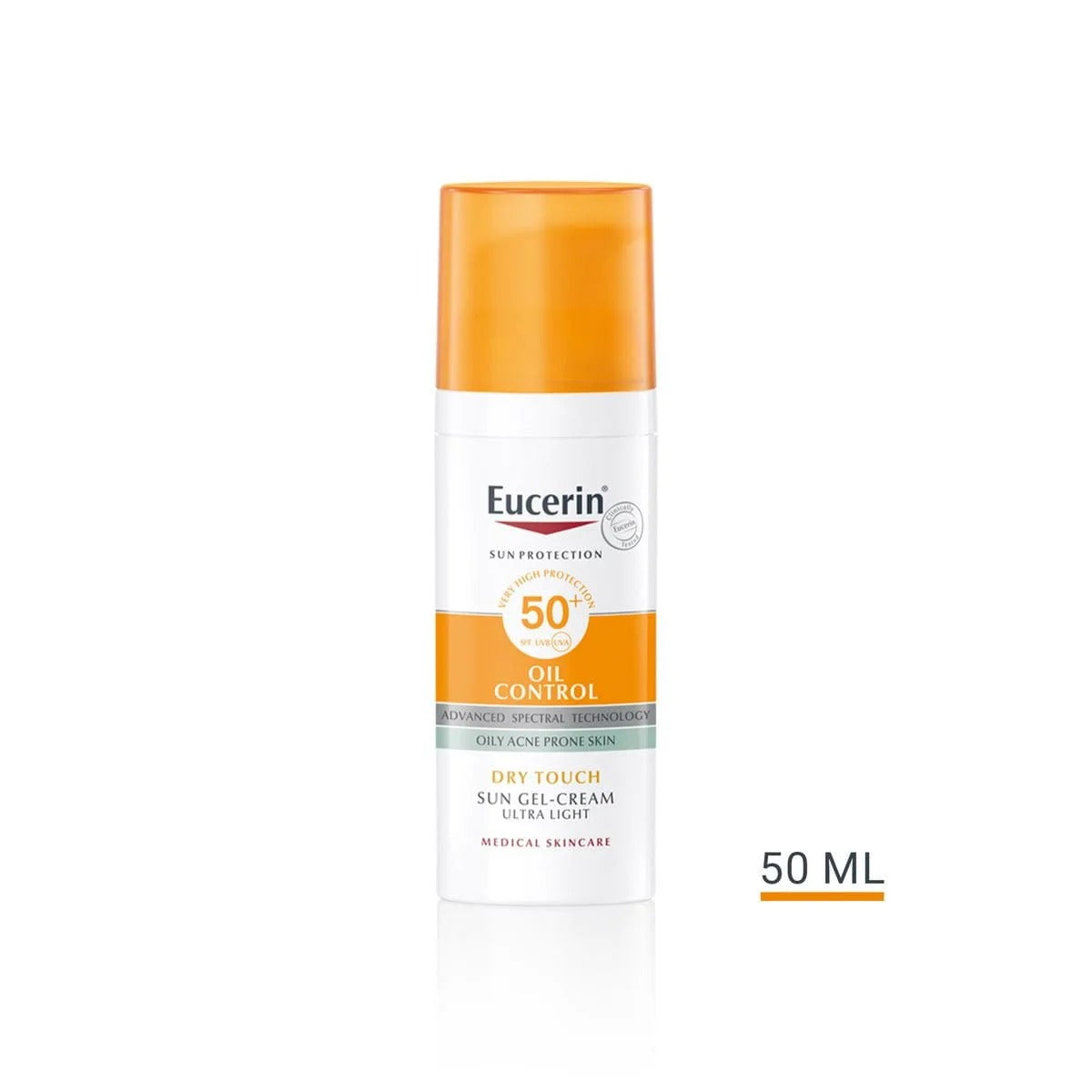 Eucerin Oil Control Dry Touch Spf 50+ Ultra Light Sun Gel-Cream 50ml 1+1 Free