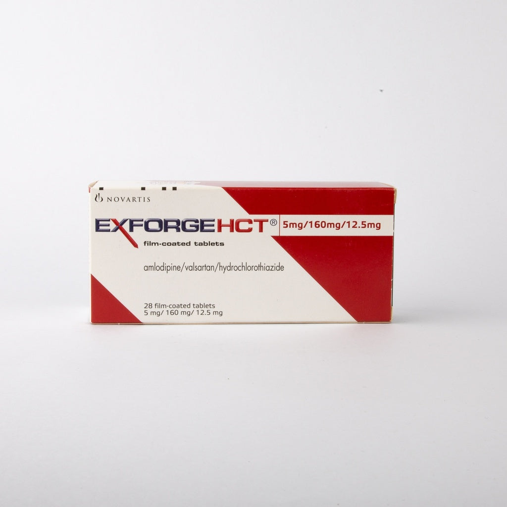 أقراص EXFORGE HCT 5/160 مجم/12.5 مجم 28 قرصًا