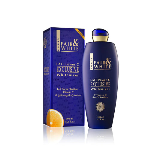 FAIR &WHITE EXCLUSIVE VITAMIN C BODY WHITE LOTION 500ML