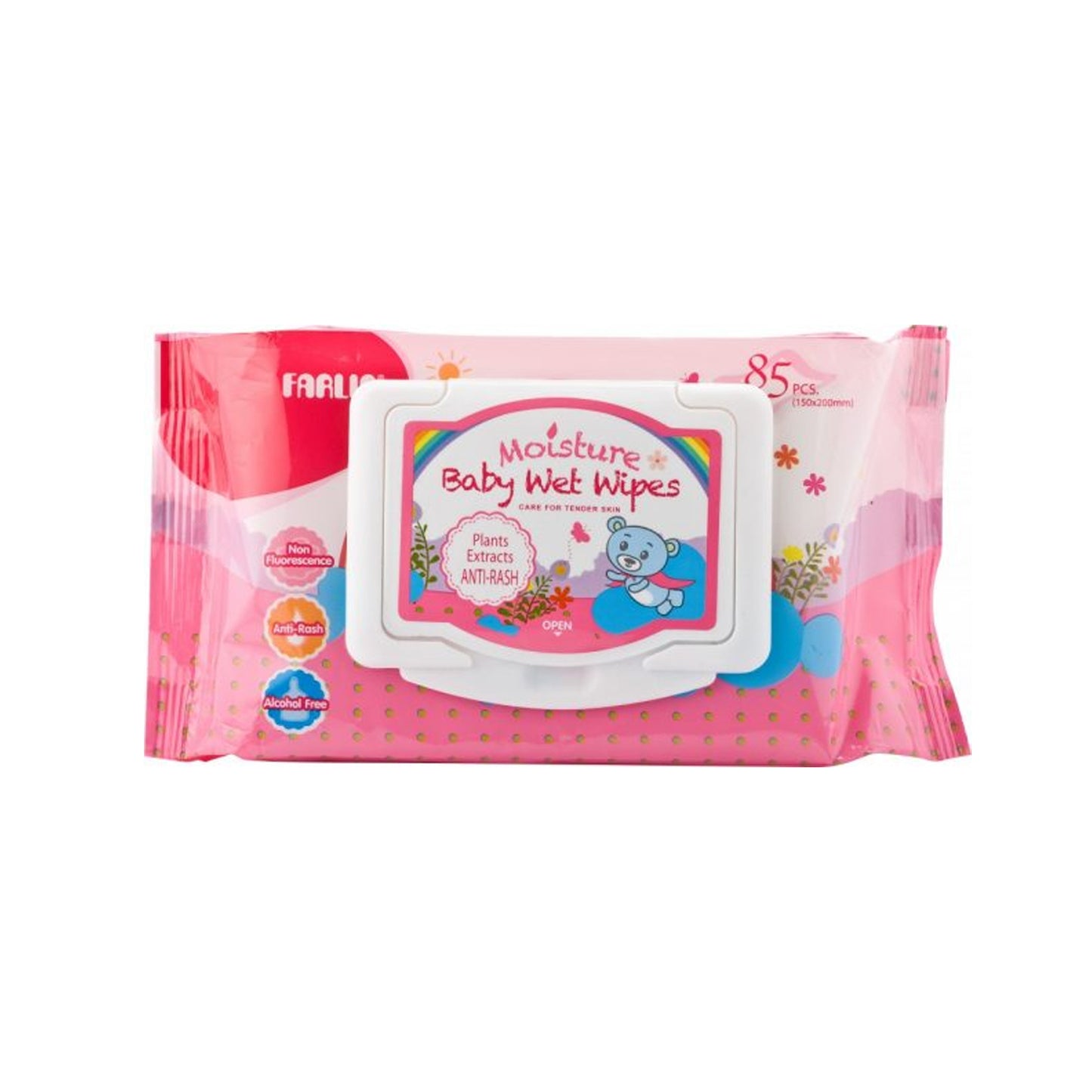 Farlin Baby Wet Wipes Ant-Rash 85'S Dt-006A