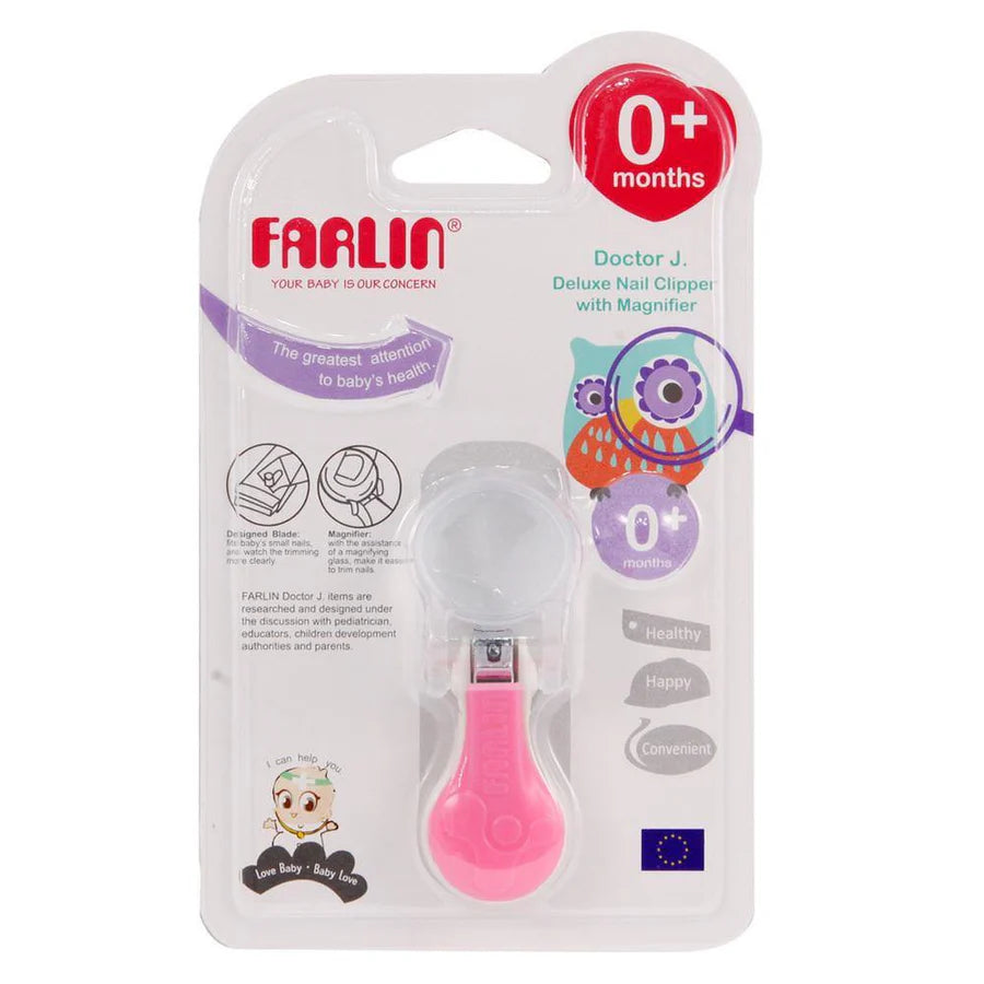 Farlin Deluxe Nail Clipper With Magnifier Bc-50006