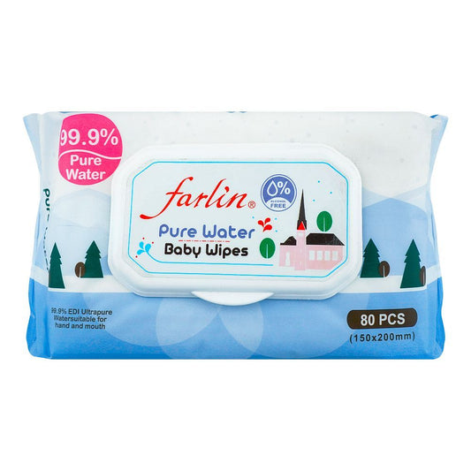 Farlin Pure Water Baby Wipes 80'S
