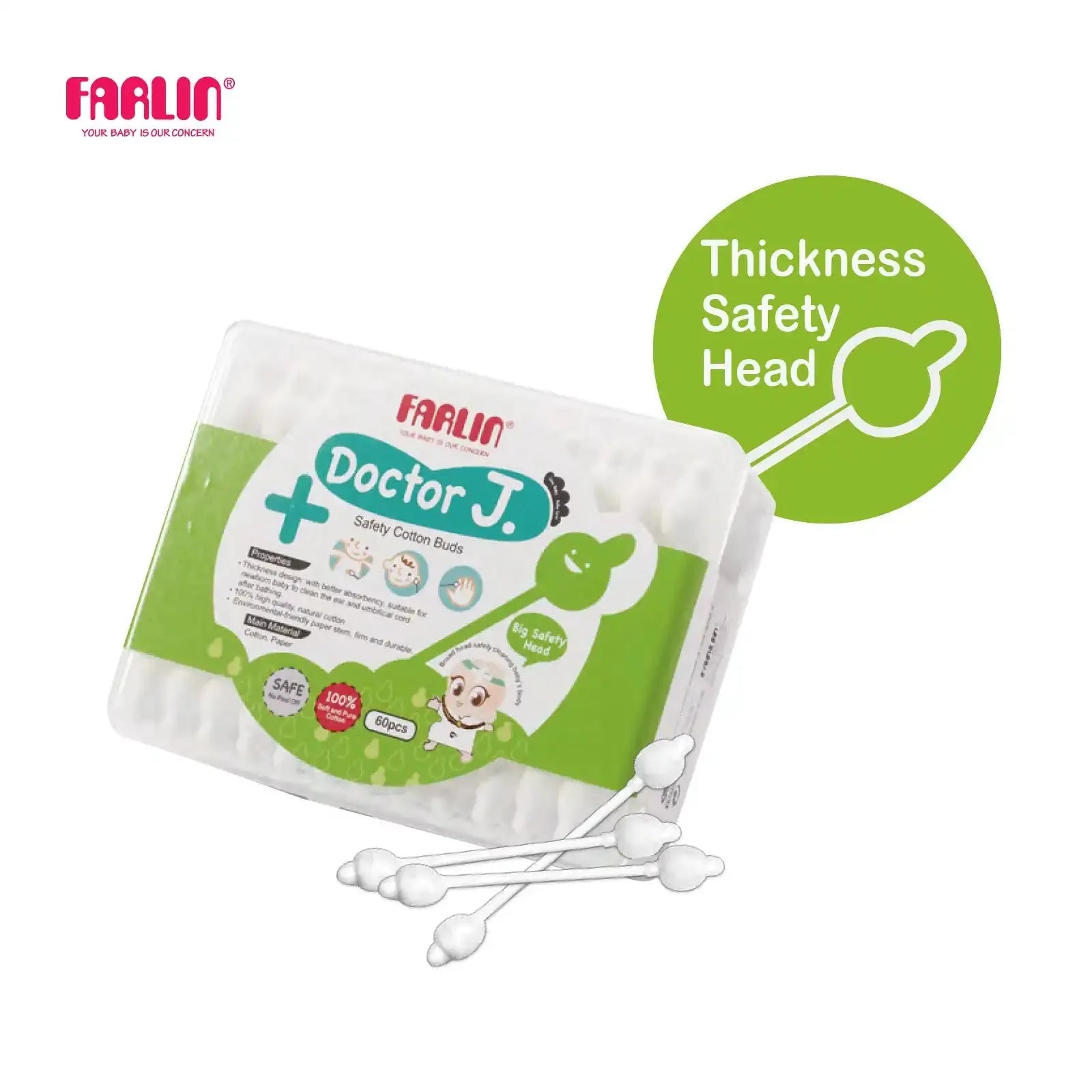 Farlin Safety Cotton Buds Top-113-3