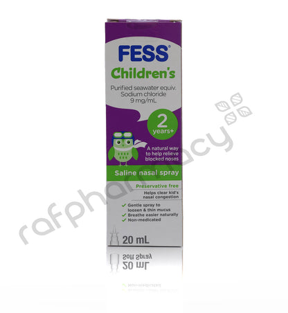 FESS CHILDREN'S SALINE NASAL SPRAY 20ML