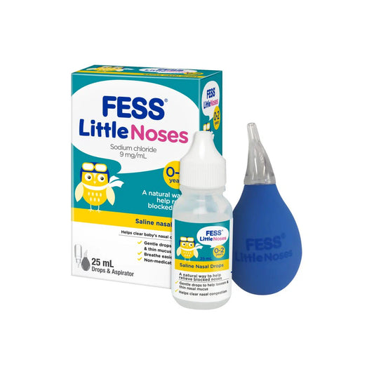 Fess Little Noses Nasal Drops 25ml And Aspirator