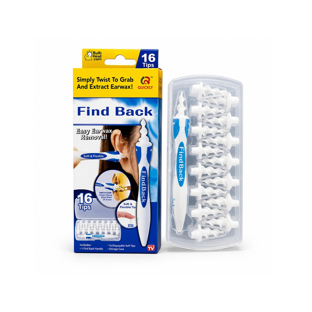 Find Back Silicone Easy Earwax Remover