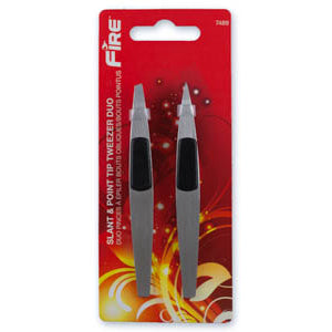 Fire Slant & Point Tip Tweezer