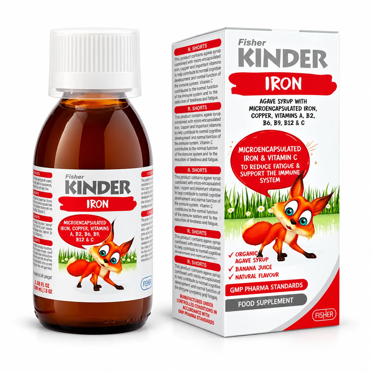 Fisher Kinder Iron Syrup 125ml