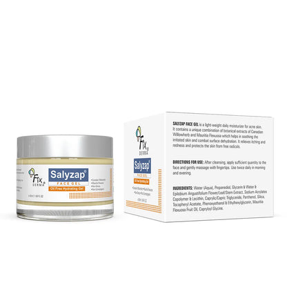 Fixderma Salyzap Gel Moisturizer For Oily & Acne-Prone Skin 50Ml