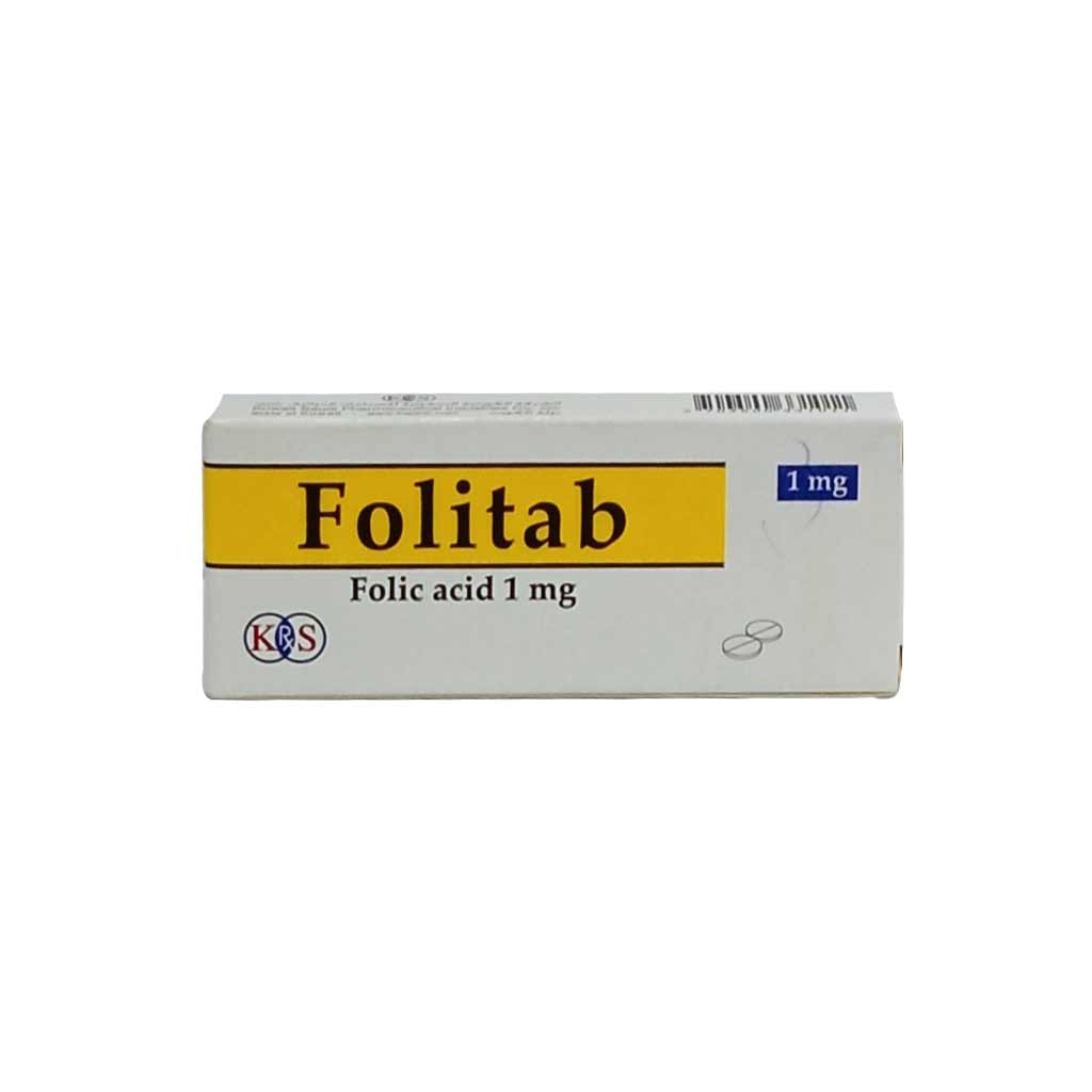 FOLITAB 1MG TABLETS 20'S