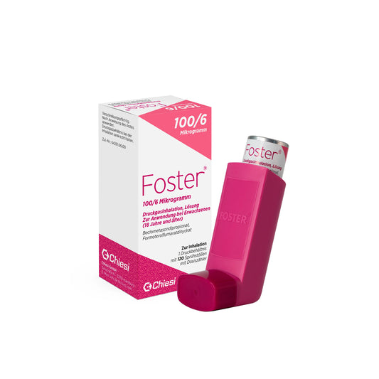 Foster 100/6mcg Pressurised Inhalation Solution 120 Actuations