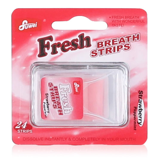 Fresh Strawberry Breath Mouth Strips 24'S