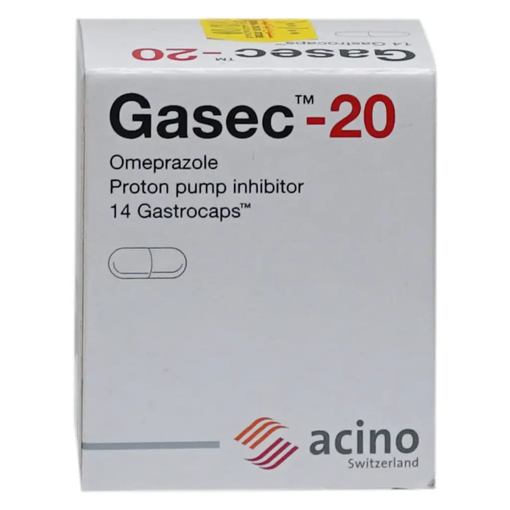 Gasec 20mg Gastrocaps 14'S