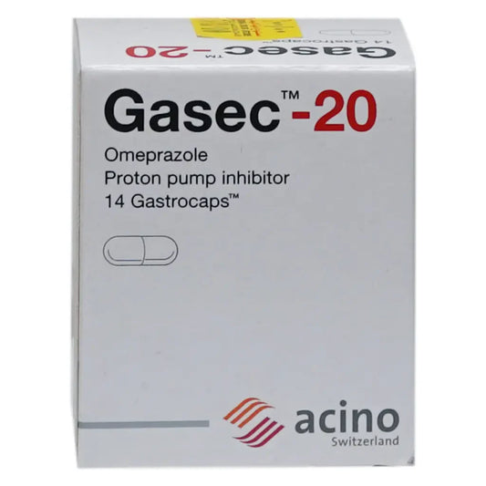 Gasec 20mg Gastrocaps 14'S