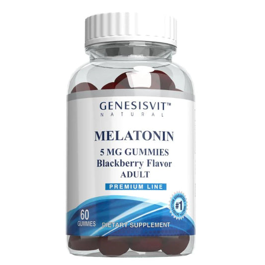 Genesisvit Melatonin 5mg Adult Gummies 60'S
