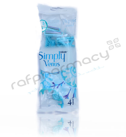 GILLETTE SIMPLY VENUS 2 4'S